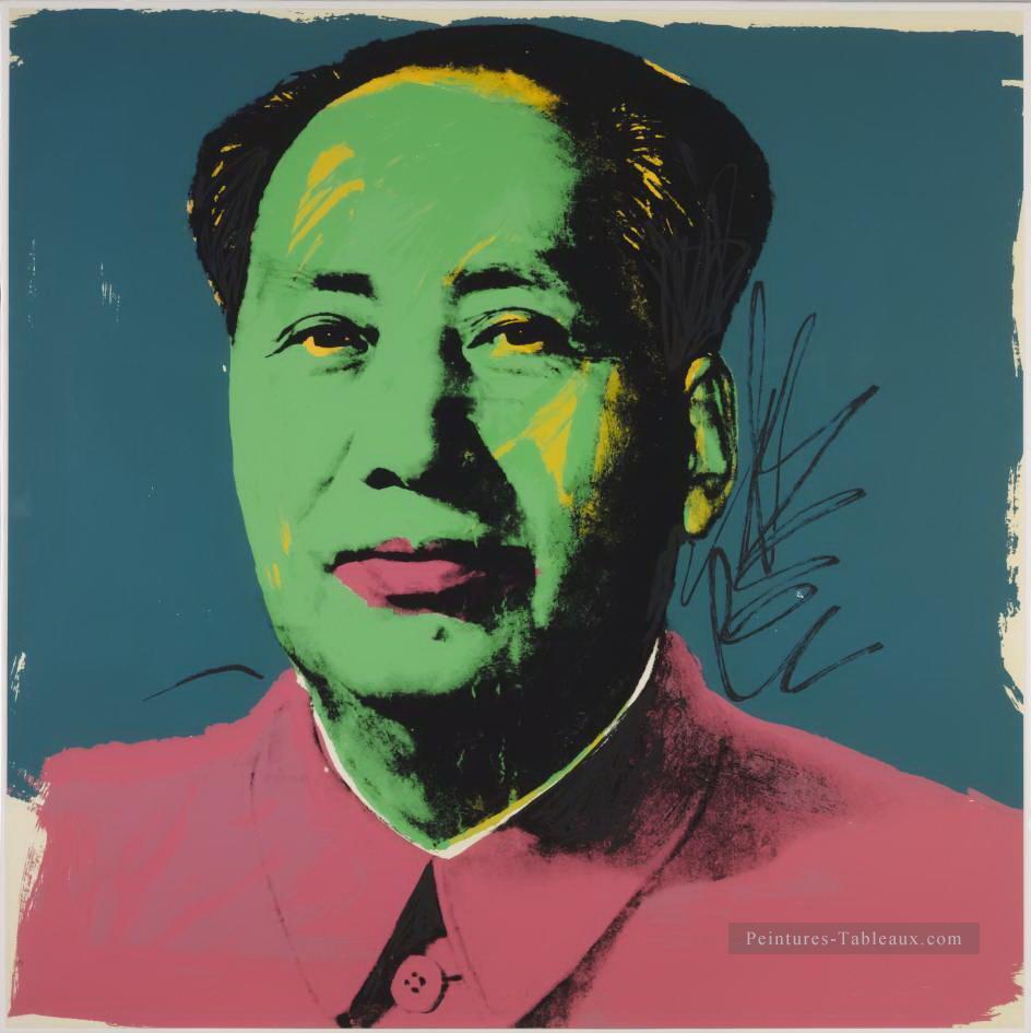 Mao Zedong 3 Andy Warhol Peintures à l'huile